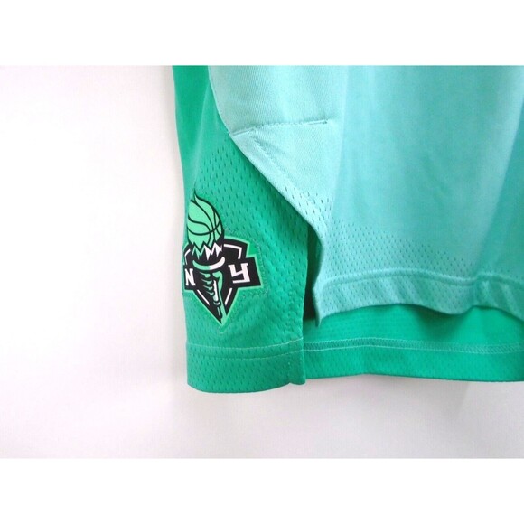 RARE Nike New York Liberty WNBA Team Issue Shorts Mint Green Women Size XL (38) - Picture 5 of 8